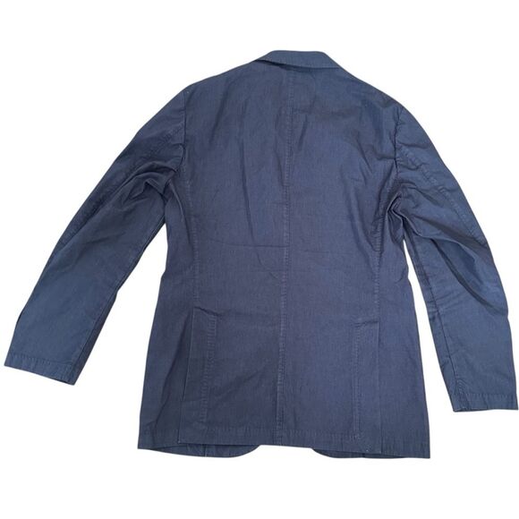 L.B.M 1911 Tailored Blazer Jacket 100% Cotton Size 50R Large Brown - Picture 3 of 12